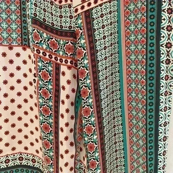 ZARA PRINTED PALAZZO TROUSERS size XS  NWOT - Picture 10 of 10